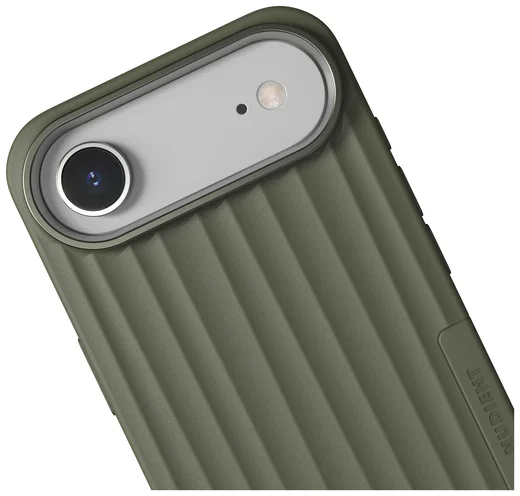Nudient Bold Case Apple iPhone Air Hoesje Siliconen met MagSafe Groen afbeelding 3