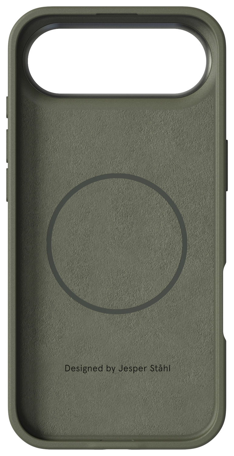 Nudient Bold Case Apple iPhone Air Hoesje Siliconen met MagSafe Groen afbeelding 4