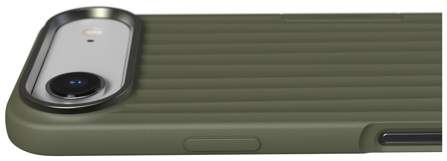 Nudient Bold Case Apple iPhone Air Hoesje Siliconen met MagSafe Groen afbeelding 5