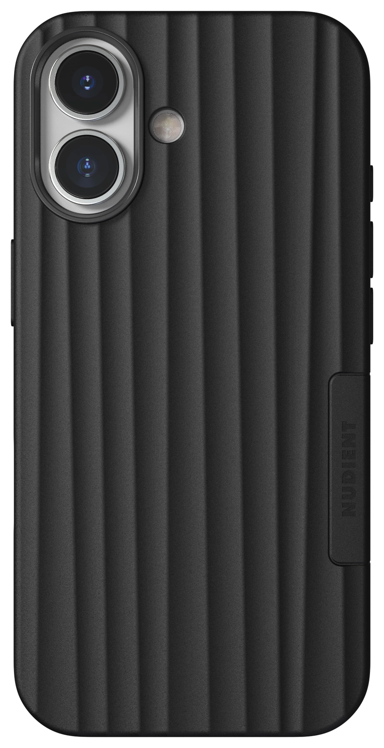 Nudient Bold Case Apple iPhone 17 Hoesje Siliconen met MagSafe Zwart afbeelding 1