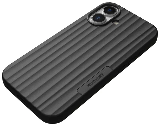 Nudient Bold Case Apple iPhone 17 Hoesje Siliconen met MagSafe Zwart afbeelding 2