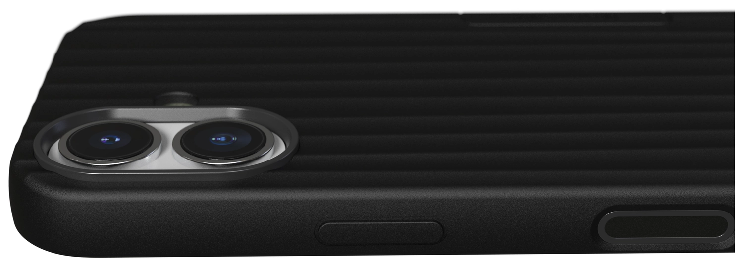 Nudient Bold Case Apple iPhone 17 Hoesje Siliconen met MagSafe Zwart afbeelding 5