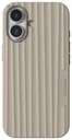 Nudient Bold Case Apple iPhone 17 Hoesje Siliconen met MagSafe Beige