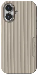 Nudient Bold Case Apple iPhone 17 Hoesje Siliconen met MagSafe Beige afbeelding