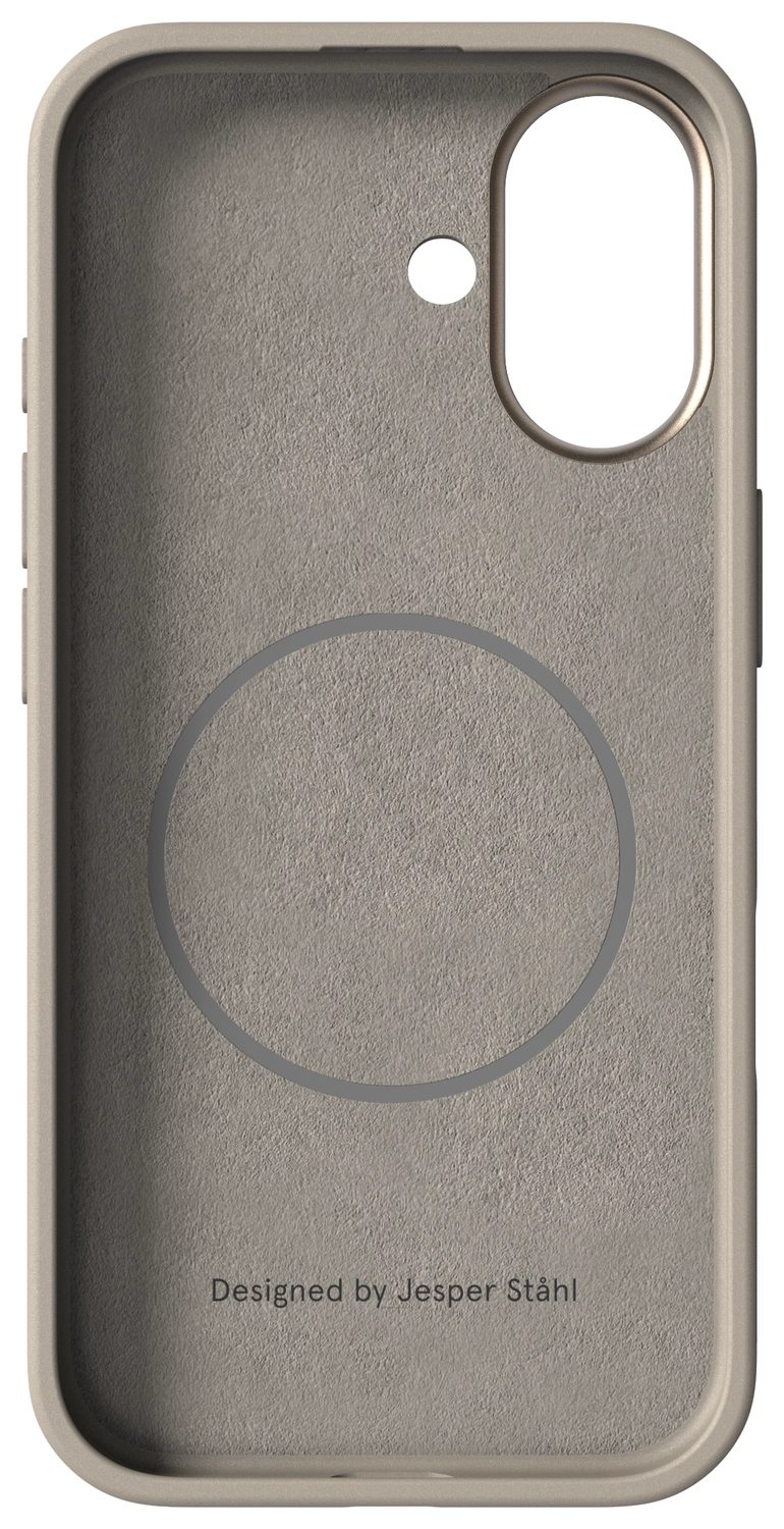 Nudient Bold Case Apple iPhone 17 Hoesje Siliconen met MagSafe Beige afbeelding 4