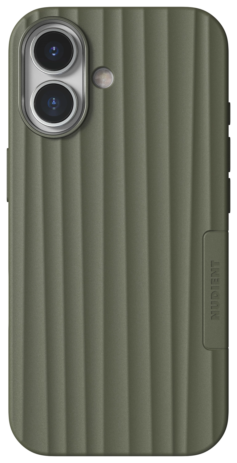 Nudient Bold Case Apple iPhone 17 Hoesje Siliconen met MagSafe Groen afbeelding 1