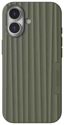 Nudient Bold Case Apple iPhone 17 Hoesje Siliconen met MagSafe Groen afbeelding 1