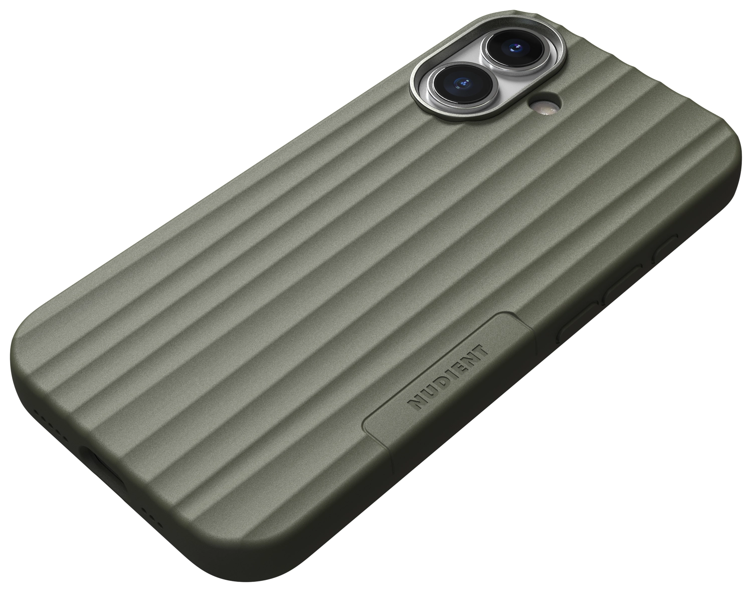 Nudient Bold Case Apple iPhone 17 Hoesje Siliconen met MagSafe Groen afbeelding 2