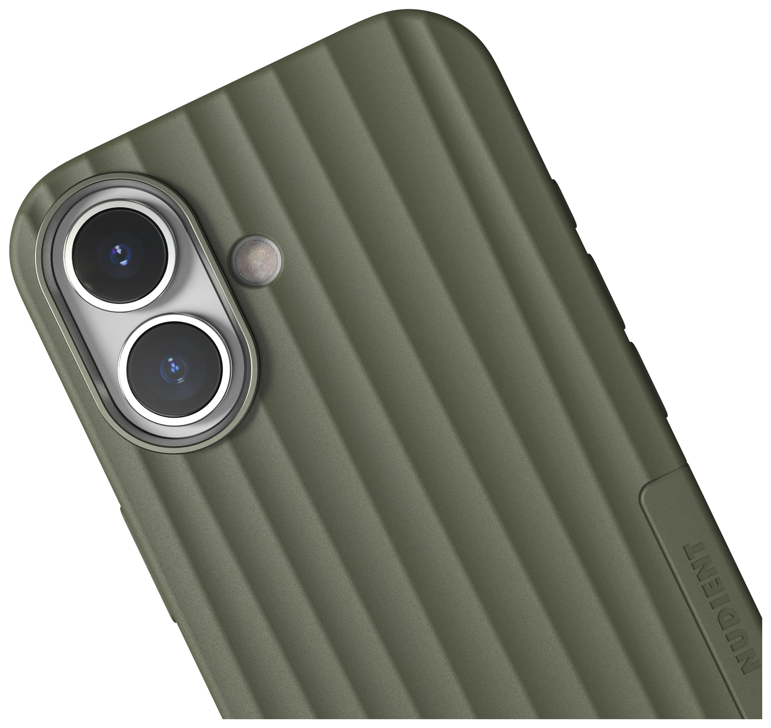 Nudient Bold Case Apple iPhone 17 Hoesje Siliconen met MagSafe Groen afbeelding 3