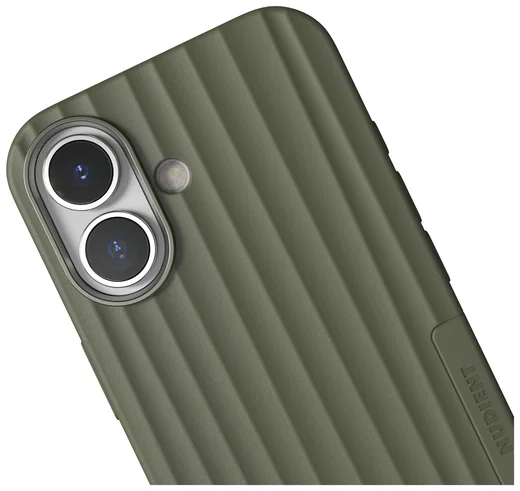 Nudient Bold Case Apple iPhone 17 Hoesje Siliconen met MagSafe Groen afbeelding 3