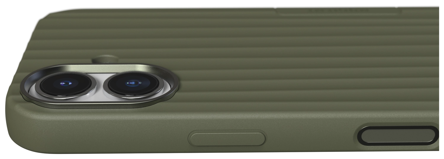 Nudient Bold Case Apple iPhone 17 Hoesje Siliconen met MagSafe Groen afbeelding 5
