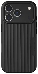 Nudient Bold Case Apple iPhone 17 Pro Hoesje Siliconen met MagSafe Zwart afbeelding