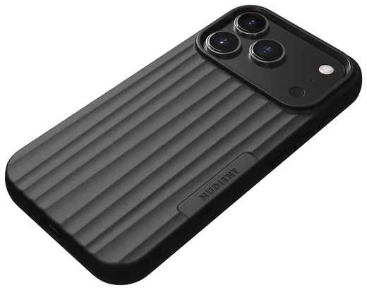 Nudient Bold Case Apple iPhone 17 Pro Hoesje Siliconen met MagSafe Zwart afbeelding 2