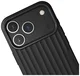 Nudient Bold Case Apple iPhone 17 Pro Hoesje Siliconen met MagSafe Zwart afbeelding 3