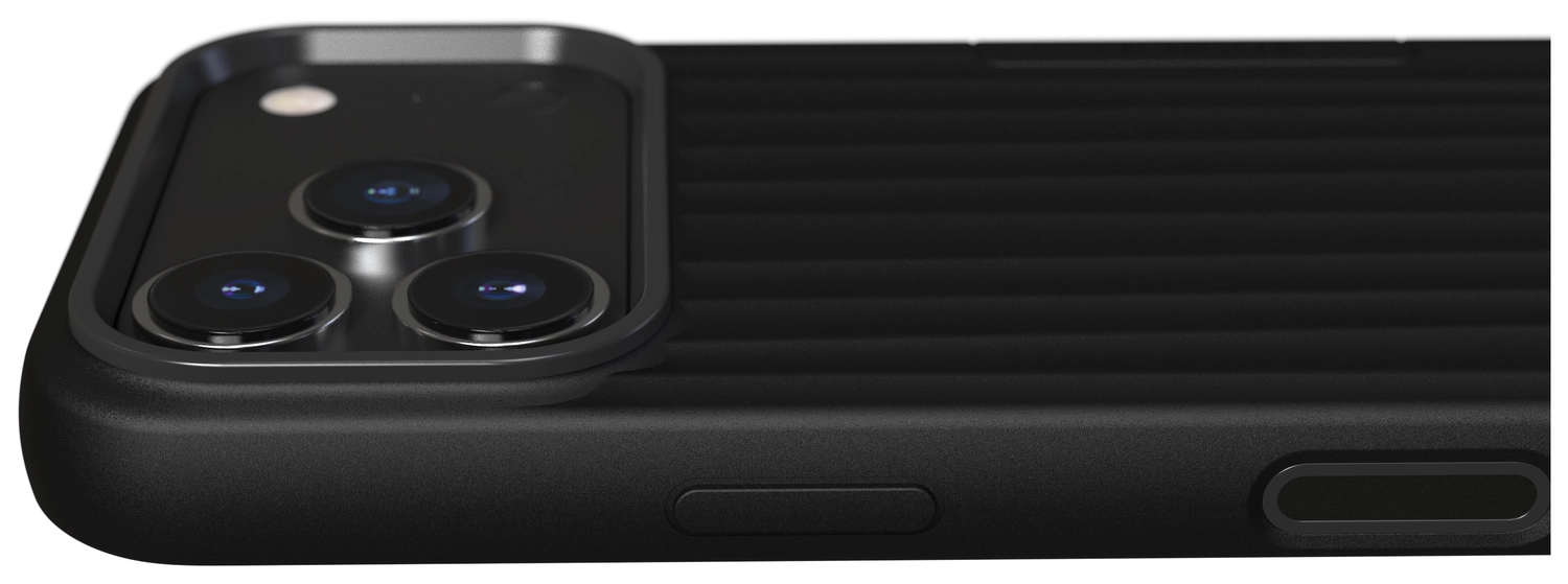 Nudient Bold Case Apple iPhone 17 Pro Hoesje Siliconen met MagSafe Zwart afbeelding 5
