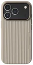 Nudient Bold Case Apple iPhone 17 Pro Hoesje Siliconen met MagSafe Beige