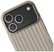 Nudient Bold Case Apple iPhone 17 Pro Hoesje Siliconen met MagSafe Beige afbeelding 3