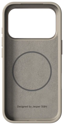 Nudient Bold Case Apple iPhone 17 Pro Hoesje Siliconen met MagSafe Beige afbeelding 4