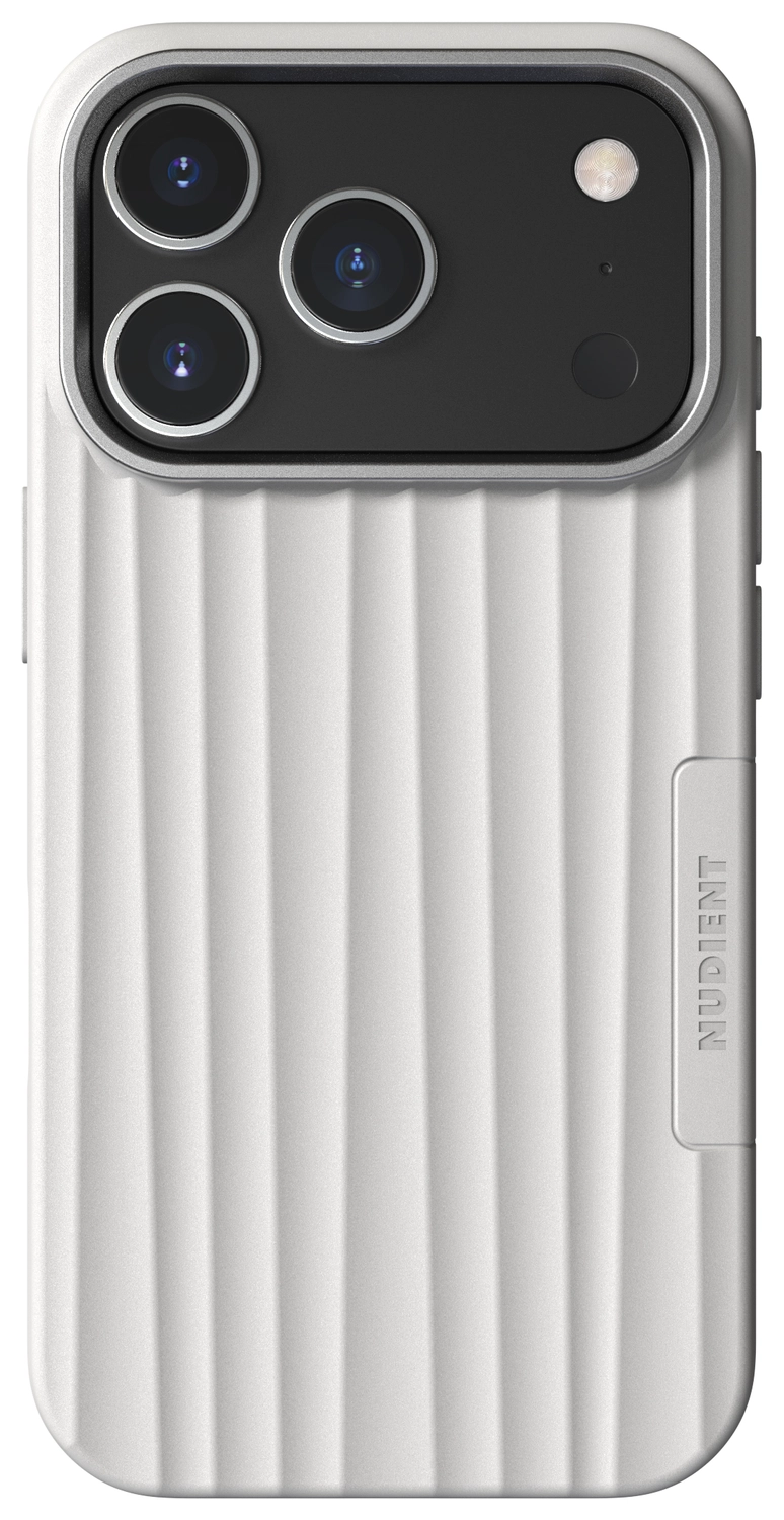 Nudient Bold Case Apple iPhone 17 Pro Max Hoesje Siliconen met MagSafe Wit afbeelding 1