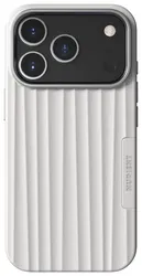 Nudient Bold Case Apple iPhone 17 Pro Max Hoesje Siliconen met MagSafe Wit afbeelding