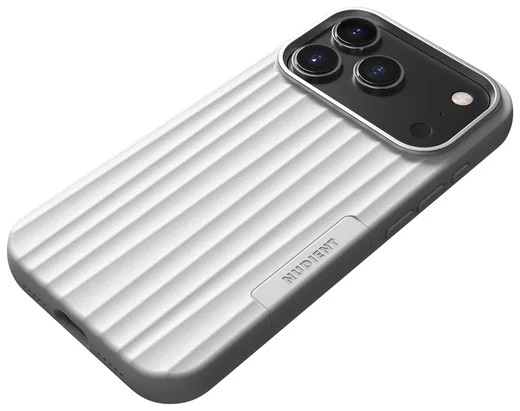Nudient Bold Case Apple iPhone 17 Pro Max Hoesje Siliconen met MagSafe Wit afbeelding 2