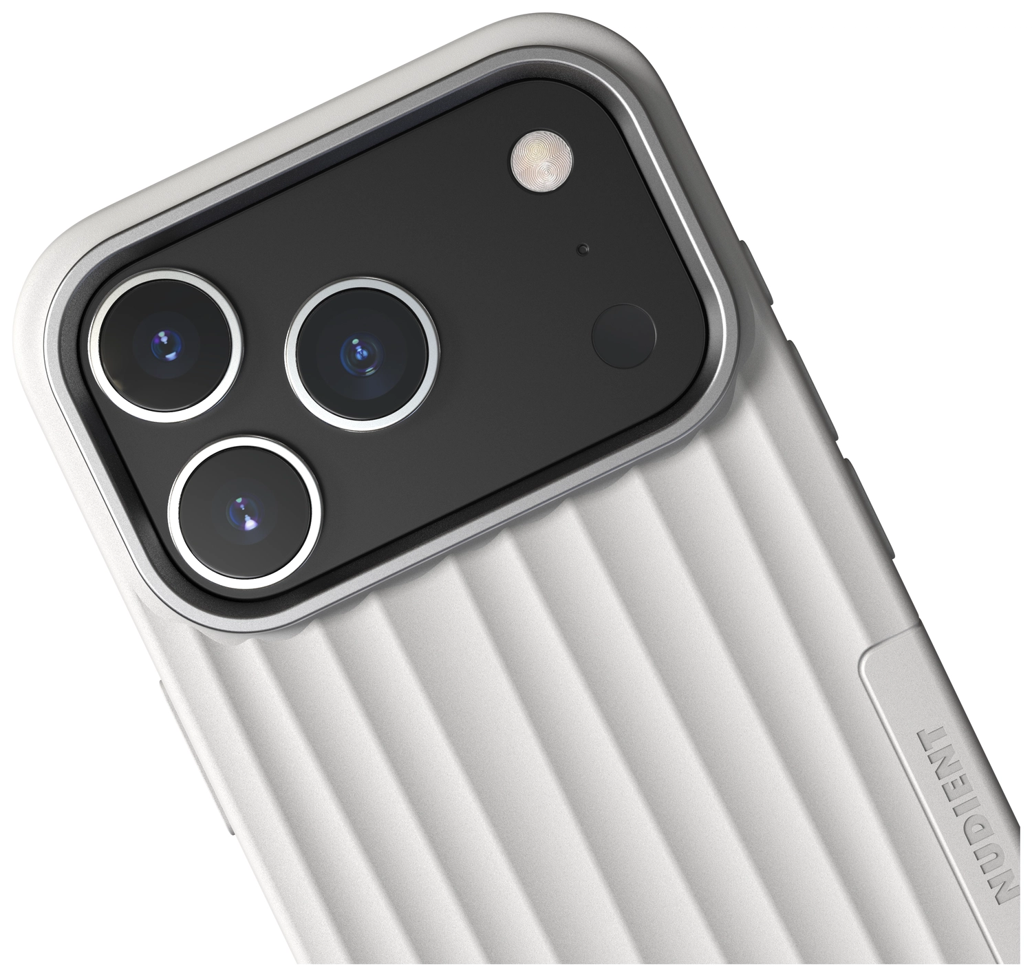 Nudient Bold Case Apple iPhone 17 Pro Max Hoesje Siliconen met MagSafe Wit afbeelding 3
