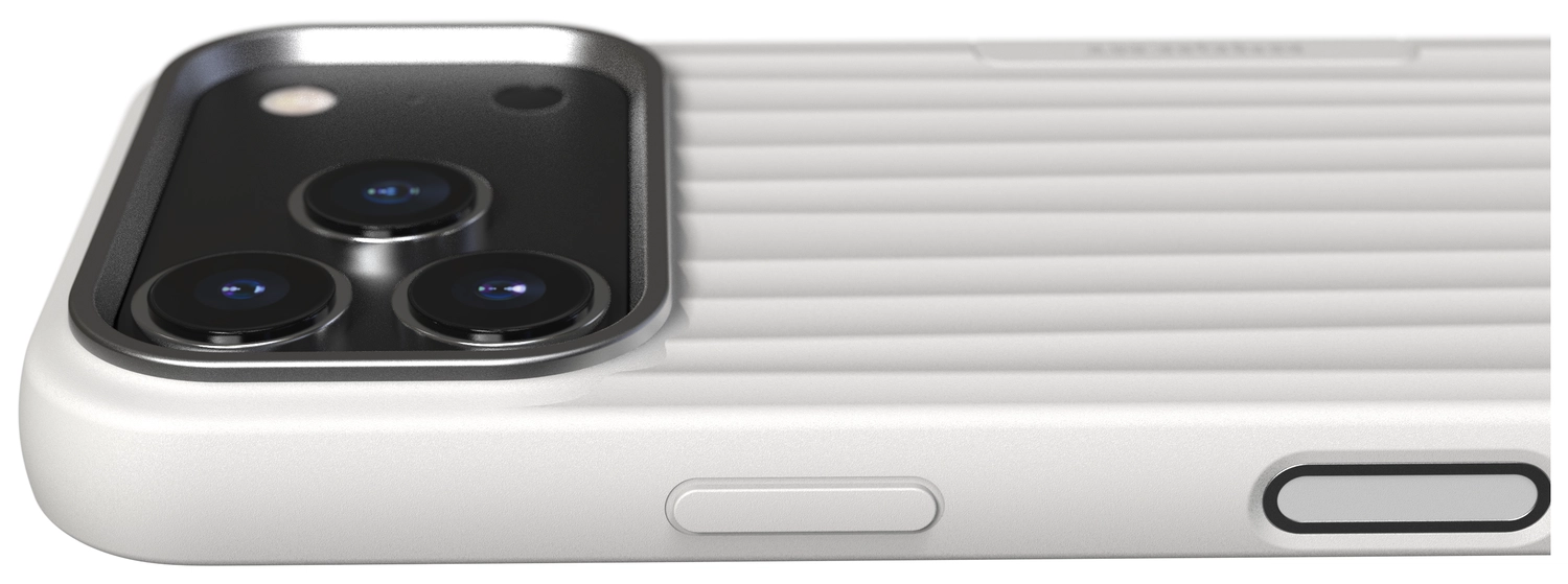 Nudient Bold Case Apple iPhone 17 Pro Max Hoesje Siliconen met MagSafe Wit afbeelding 5