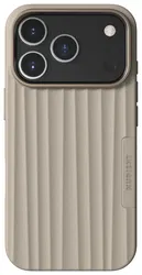 Nudient Bold Case Apple iPhone 17 Pro Max Hoesje Siliconen met MagSafe Beige afbeelding