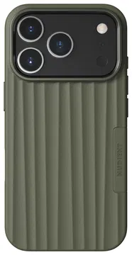 Nudient Bold Case Apple iPhone 17 Pro Max Hoesje Siliconen met MagSafe Groen