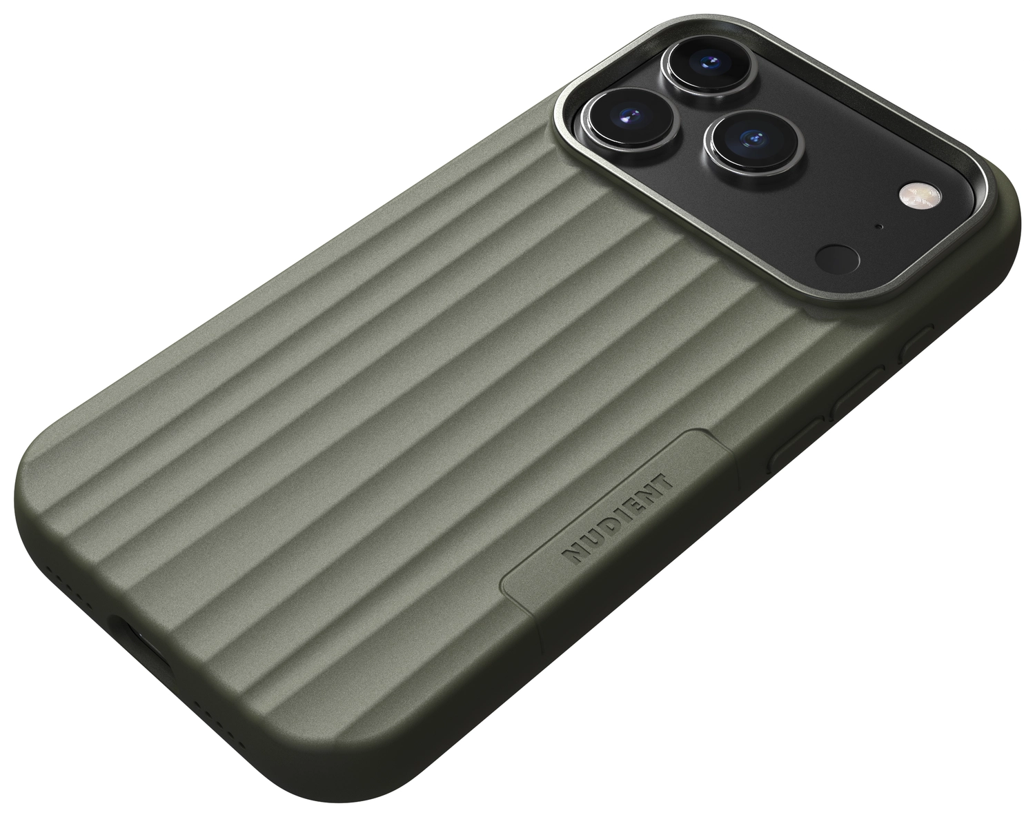 Nudient Bold Case Apple iPhone 17 Pro Max Hoesje Siliconen met MagSafe Groen afbeelding 2