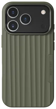 Nudient Bold Case Apple iPhone 17 Pro Hoesje Siliconen met MagSafe Groen