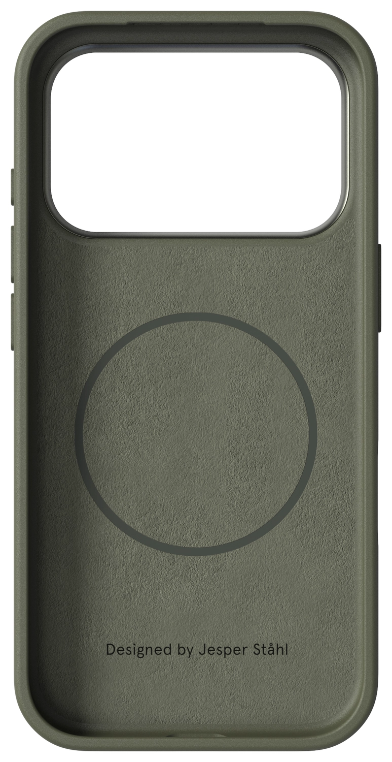 Nudient Bold Case Apple iPhone 17 Pro Hoesje Siliconen met MagSafe Groen afbeelding 4