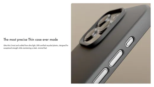 Nudient Thin Case V6 Apple iPhone 17 Pro Max Hoesje MagSafe Zwart afbeelding 7