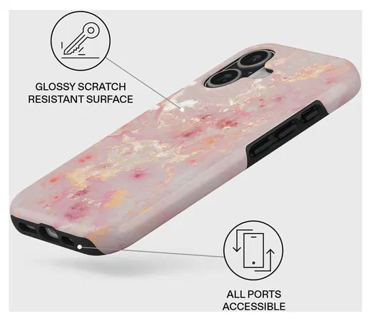 Burga Tough MagSafe Apple iPhone 17 Hoesje Back Cover Golden Coral afbeelding 4