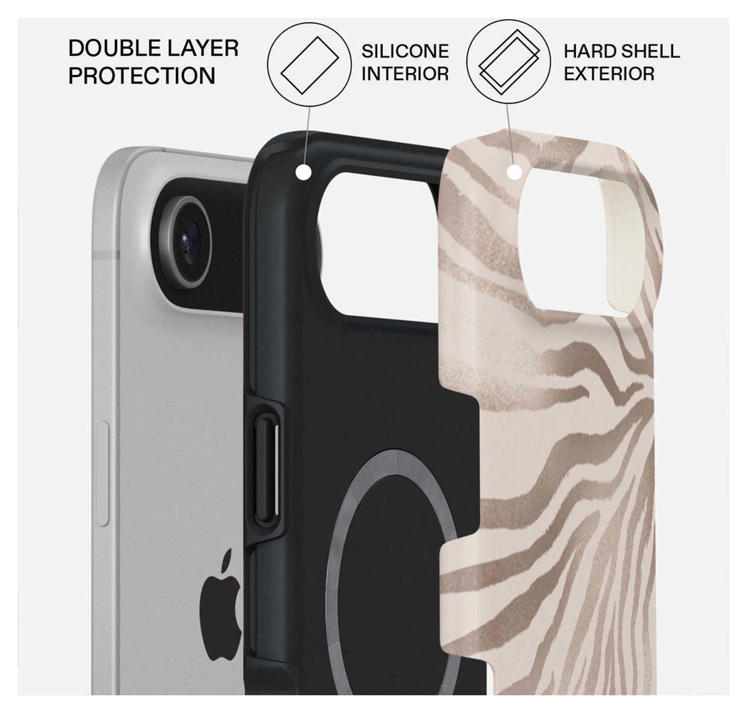 Burga Tough MagSafe Apple iPhone Air Hoesje Back Cover Lustre afbeelding 2