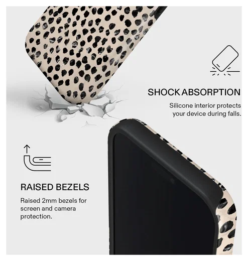 Burga Tough MagSafe Apple iPhone 17 Pro Hoesje Back Cover Almond Latte afbeelding 4