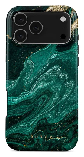 Burga Tough MagSafe Apple iPhone 17 Pro Hoesje Back Cover Emerald Pool afbeelding 1