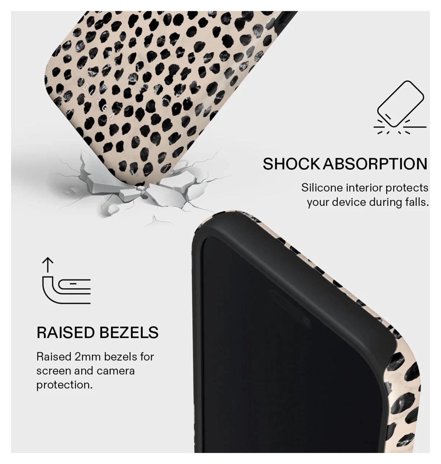 Burga Tough MagSafe Apple iPhone 17 Pro Max Hoesje Back Cover Almond Latte afbeelding 4