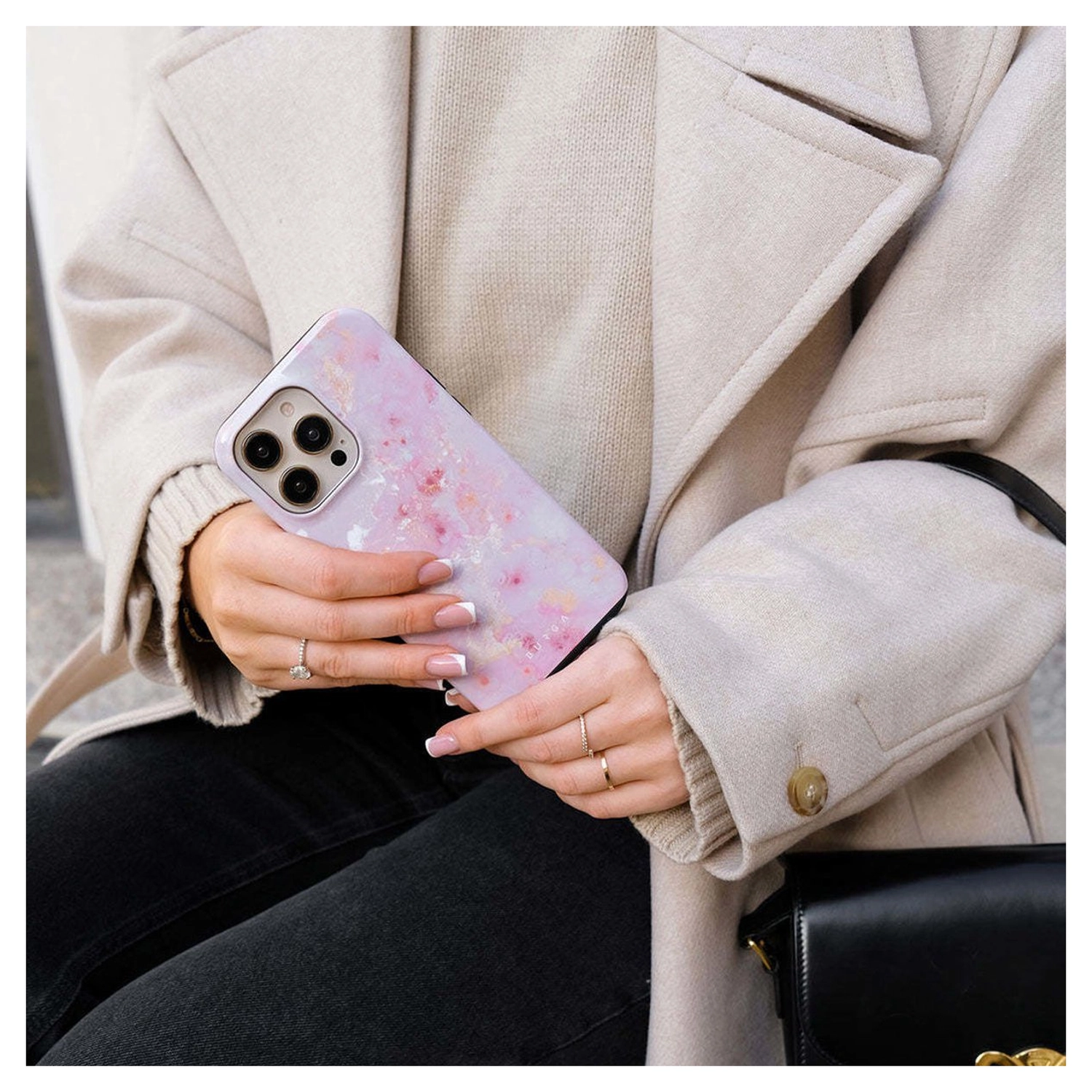 Burga Tough MagSafe Apple iPhone 17 Pro Max Hoesje Back Cover Golden Coral afbeelding 6