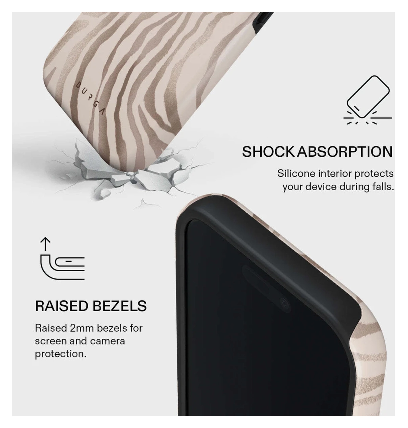 Burga Tough MagSafe Apple iPhone 17 Pro Max Hoesje Back Cover Lustre afbeelding 4