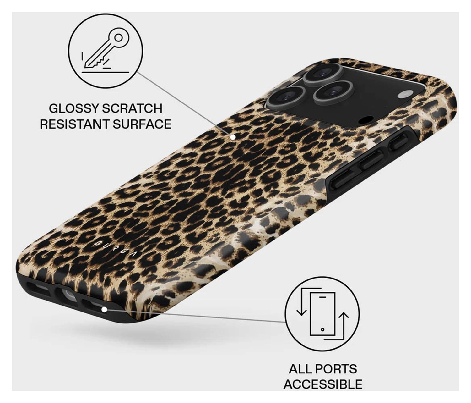 Burga Tough MagSafe Apple iPhone 17 Pro Max Hoesje Back Cover Player afbeelding 3