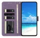Xiaomi Redmi Note 14 Pro 4G Hoesje Vlinder Bloem Book Case Pasjeshouder Paars afbeelding 2