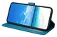 Xiaomi Redmi Note 14 Pro 4G Hoesje Vlinder Bloem Book Case Pasjeshouder Blauw afbeelding 3