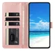 Xiaomi Redmi Note 14 Pro 4G Hoesje Vlinder Bloem Book Case Pasjeshouder Roze afbeelding 2