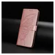 Xiaomi Redmi Note 14 Pro 4G Hoesje Vlinder Bloem Book Case Pasjeshouder Roze afbeelding 6