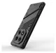 Xiaomi Redmi Note 14 Pro 4G Hoesje Shockproof Kickstand Back Cover Zwart afbeelding 3