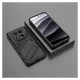 Xiaomi Redmi Note 14 Pro 4G Hoesje Shockproof Kickstand Back Cover Zwart afbeelding 6