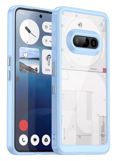 Nothing Phone (3) Hoesje Acryl Back Cover Blauw afbeelding 1
