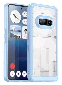 Nothing Phone (3) Hoesje Acryl Back Cover Blauw