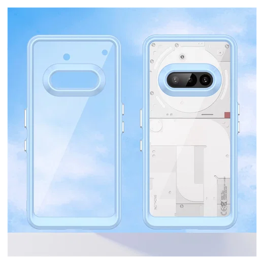 Nothing Phone (3) Hoesje Acryl Back Cover Blauw afbeelding 8